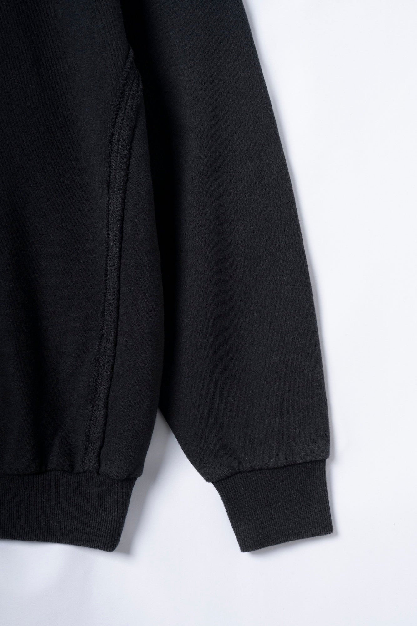 Outseam Pullover Sweat (BLACK)