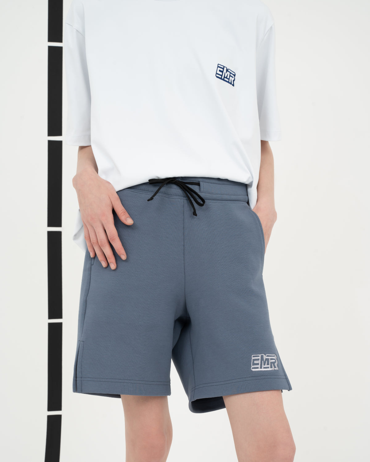 Sports Moving Short Pants 2 (BLUE GRAY)