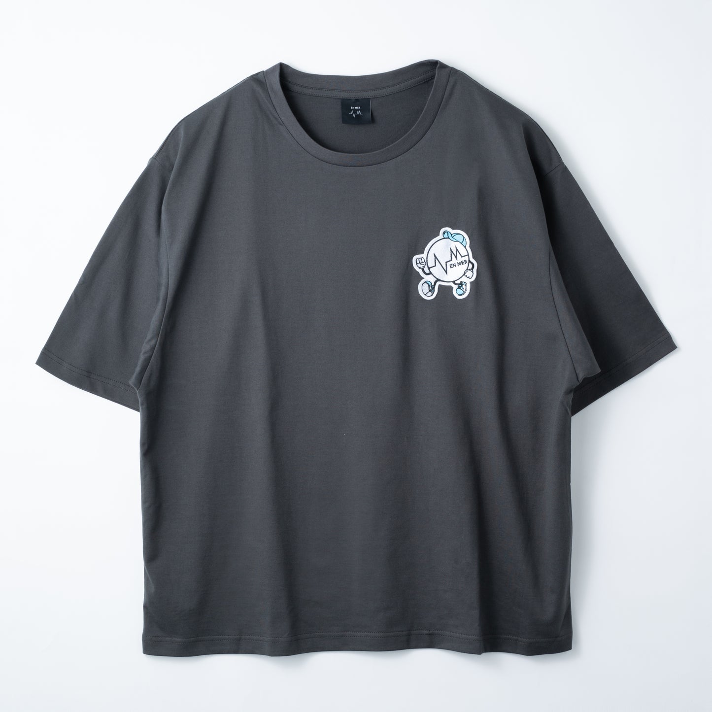 EM Mascot Patch T-Shirt (GRAY)