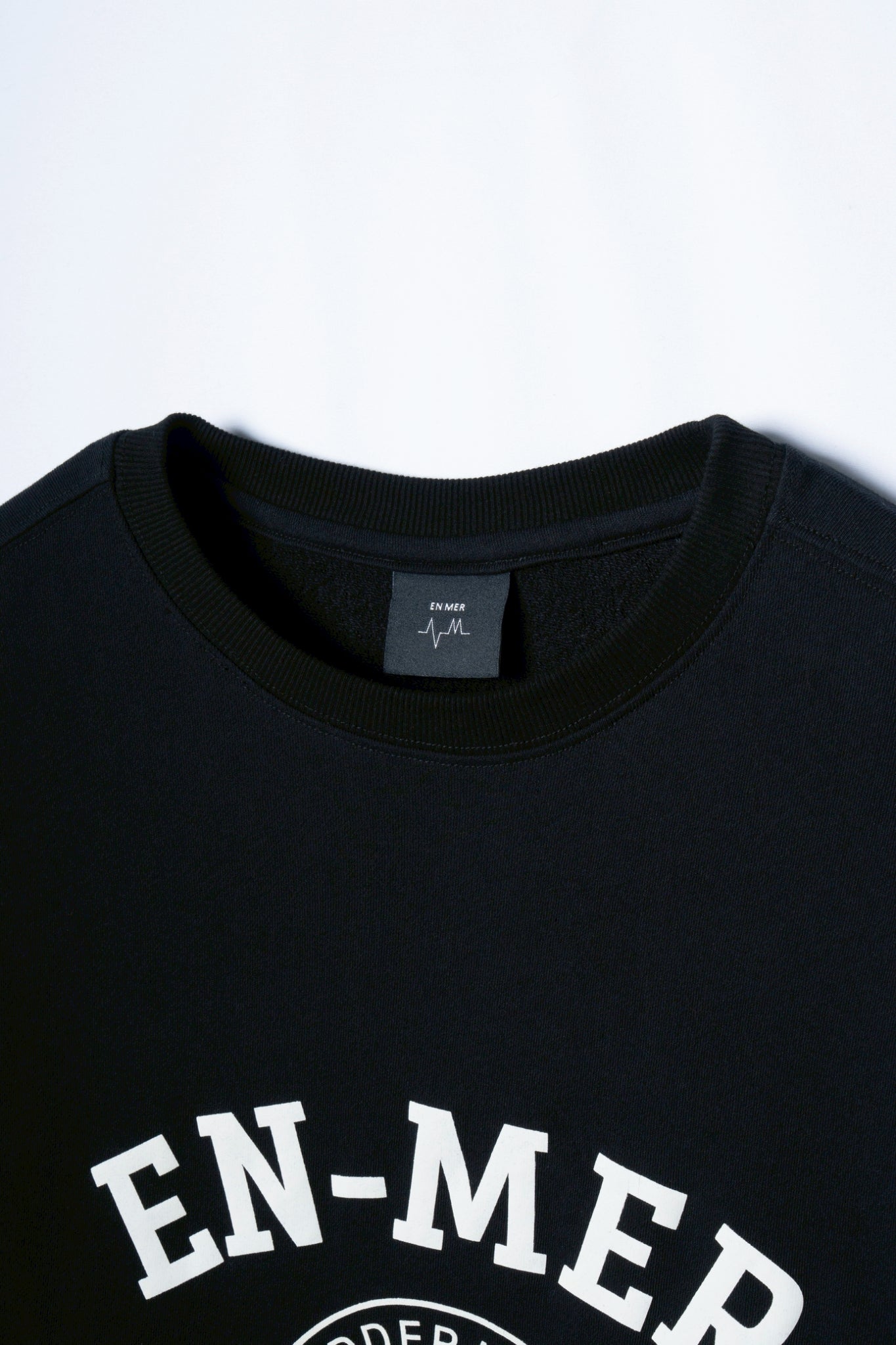 College logo sweat T-shirt_(BLACK)