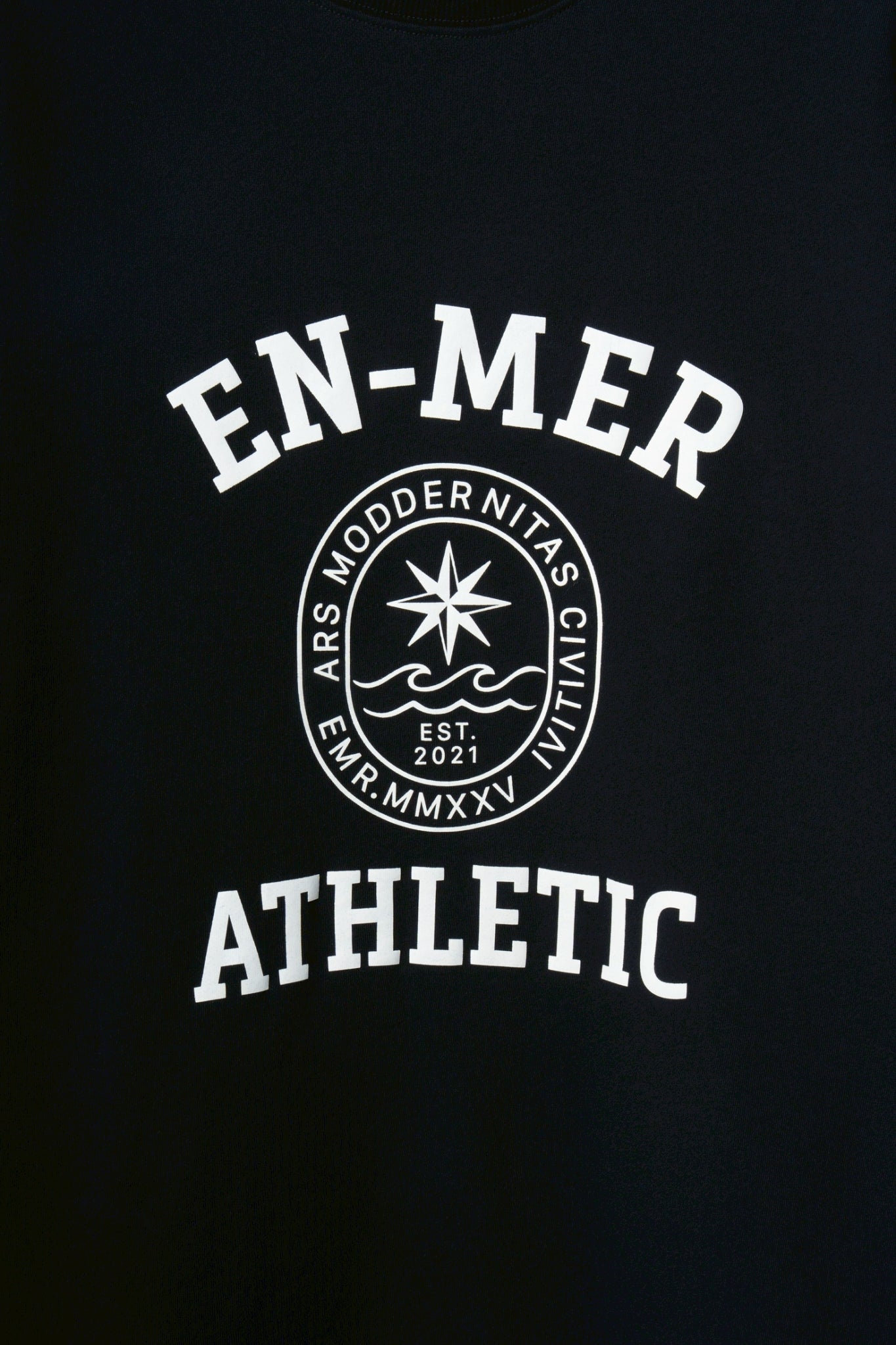 College logo sweat T-shirt_(BLACK)