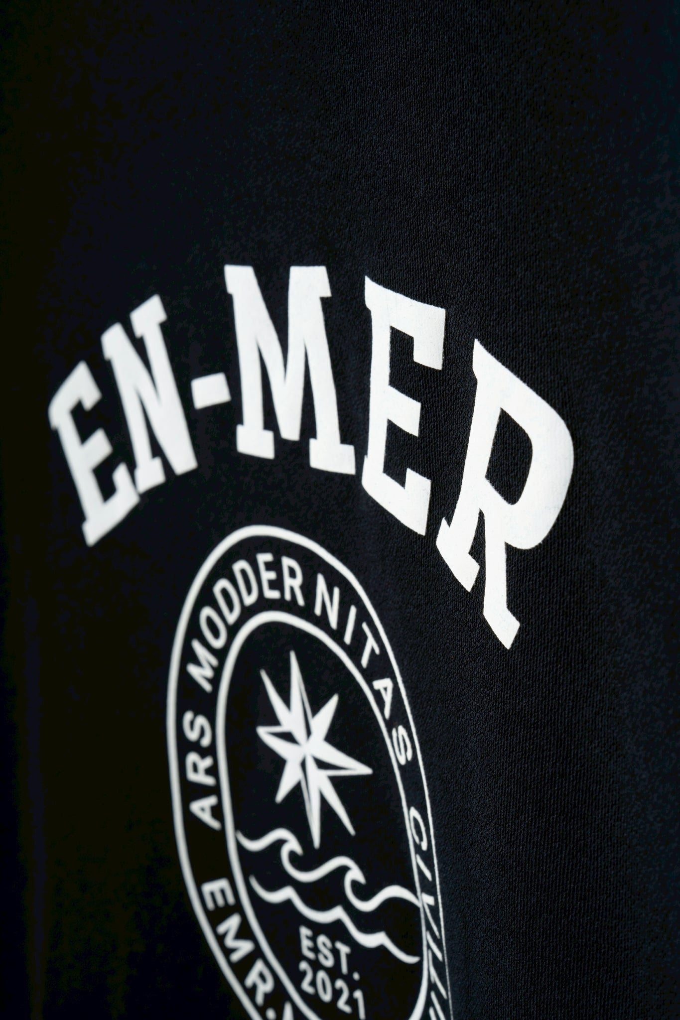 College logo sweat T-shirt_(BLACK)