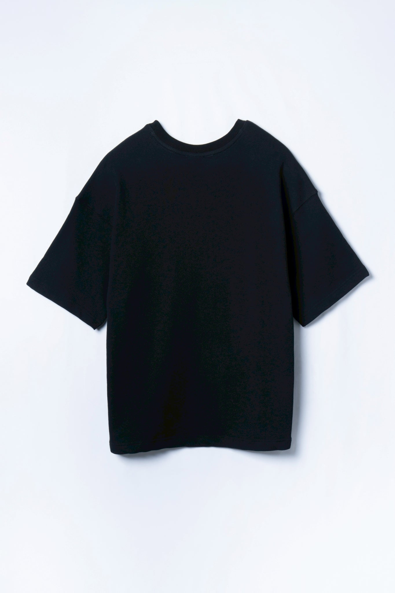 College logo sweat T-shirt_(BLACK)
