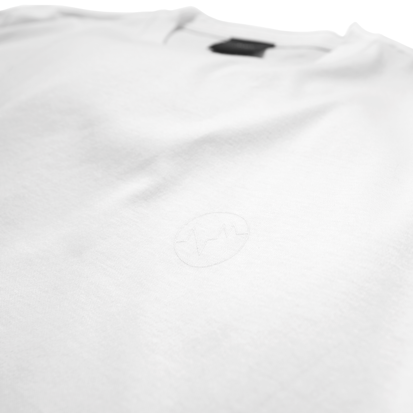 Standard Rubber Tag L/S T-Shirt (WHITE)