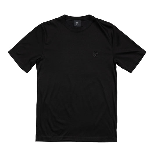 Standard Rubber Tag S/S T-Shirt (BLACK)