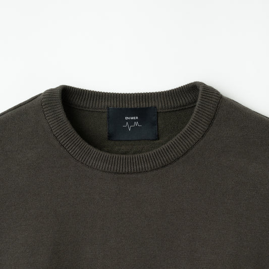 Rubber Tag Knit (KAHKI)